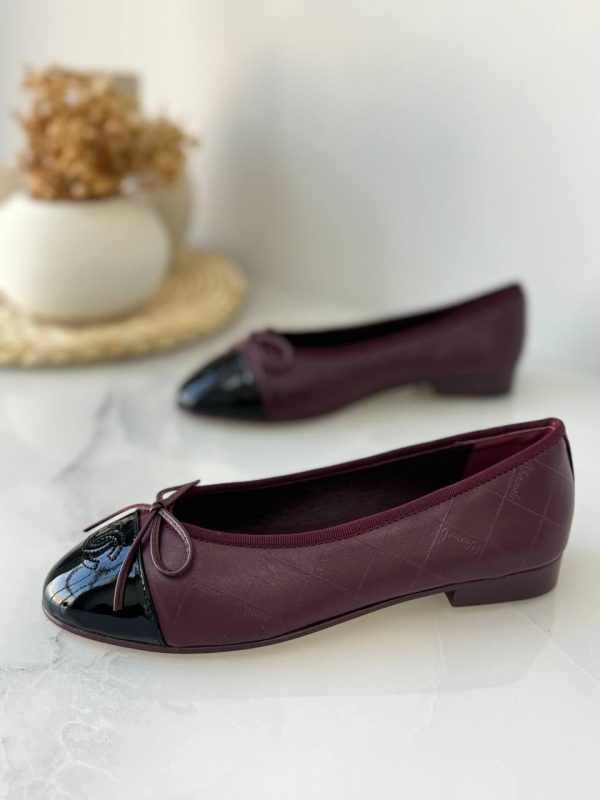 Ballet flats - Printed lambskin & patent calfskin - Image 3