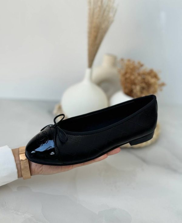 Ballet flats - Printed lambskin & patent calfskin - Image 4