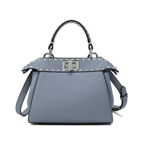 Tiffany & Fred Top-Grain Leather Satchel/Shoulder Bag