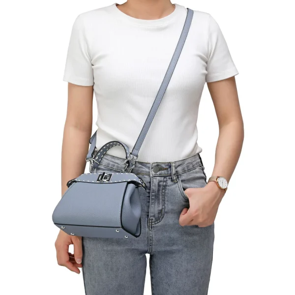 Tiffany & Fred Top-Grain Leather Satchel/Shoulder Bag - Image 2