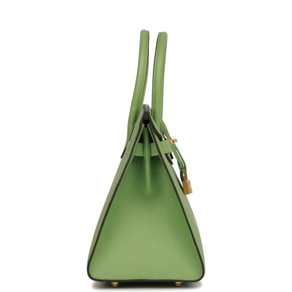 Hermès Birkin Sellier 30 Vert Criquet Epsom (Gold HW) - Image 4