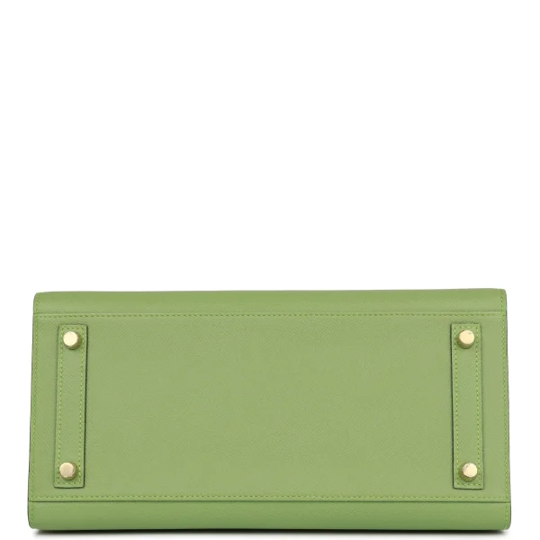 Hermès Birkin Sellier 30 Vert Criquet Epsom (Gold HW) - Image 2