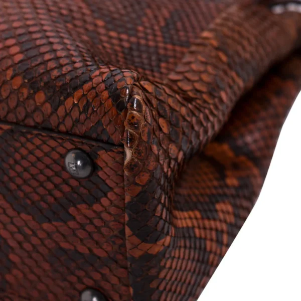 Fendi Python Medium Peekaboo Bag - Image 3
