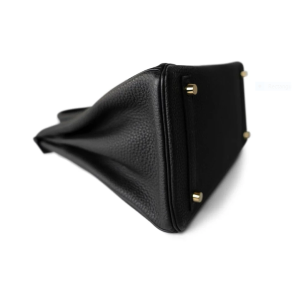 Birkin 30 Black Togo Gold Plated Y Stamp - Image 5