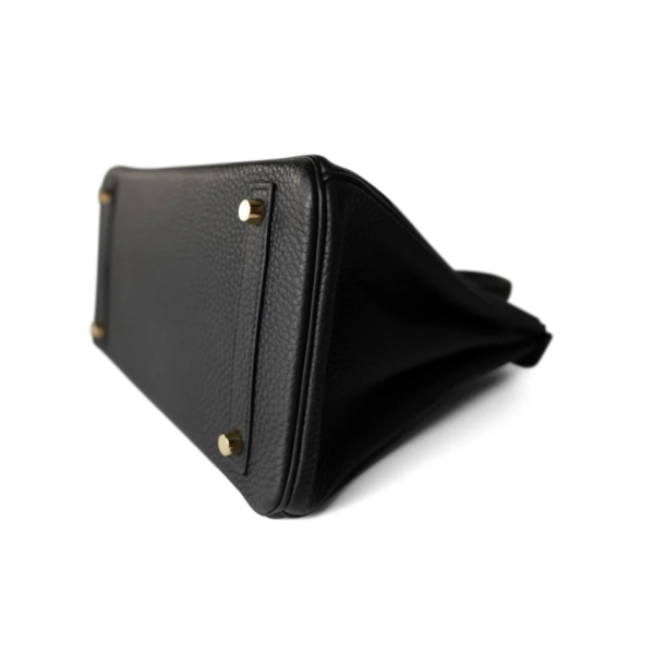 Birkin 30 Black Togo Gold Plated Y Stamp - Image 4