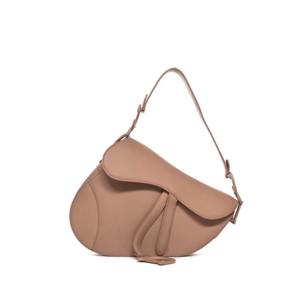 DIOR Saddle shoulder bag Dior Leather Beige